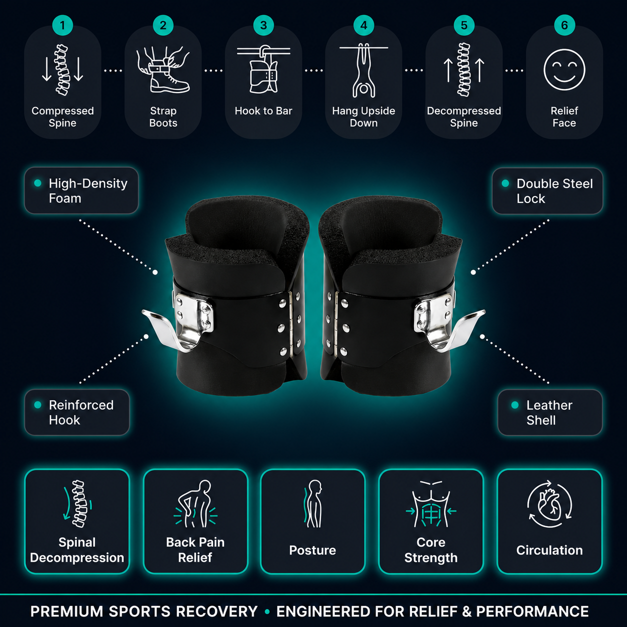 GravityBoots™ Spinal Decompression